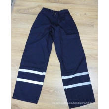 Pantalones reflectantes azul marino con cinta 3mxq25